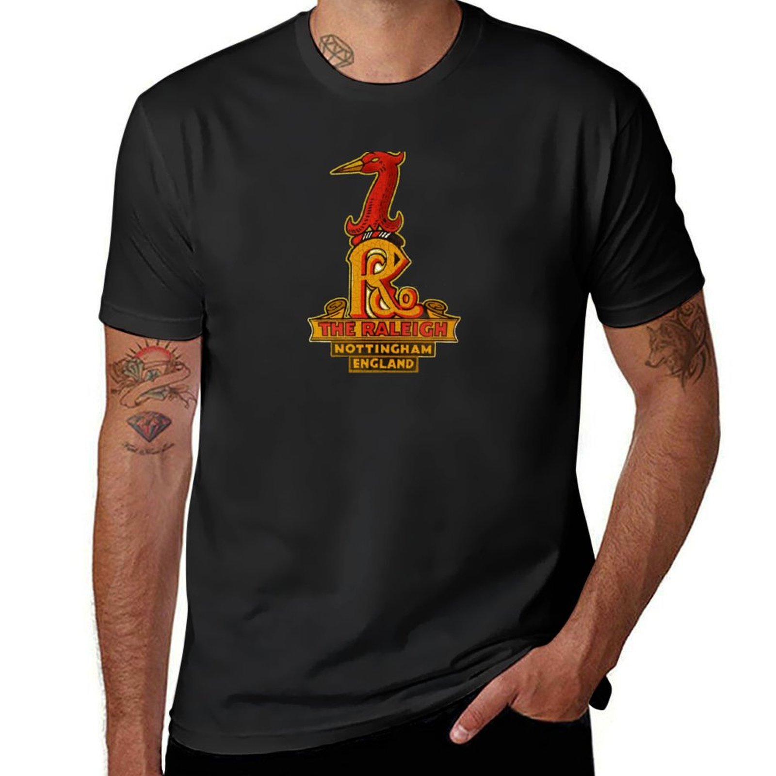 Vintage Cycling Gear - Raleigh Vintage bicycles England T-Shirt blanks
