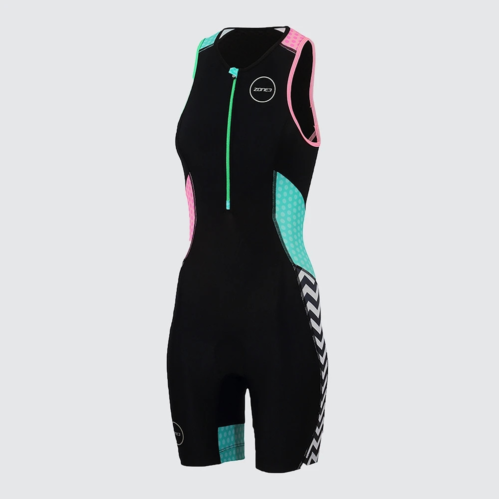 Triathlon Cycling Kit - Triathlon women's bicicleta sleeveless tights ropa