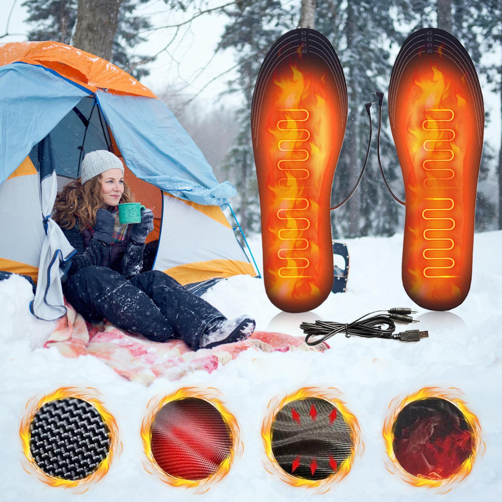 USB Heating Insoles Cuttable F - Cycling Shoe Insoles ulasan dan harga
