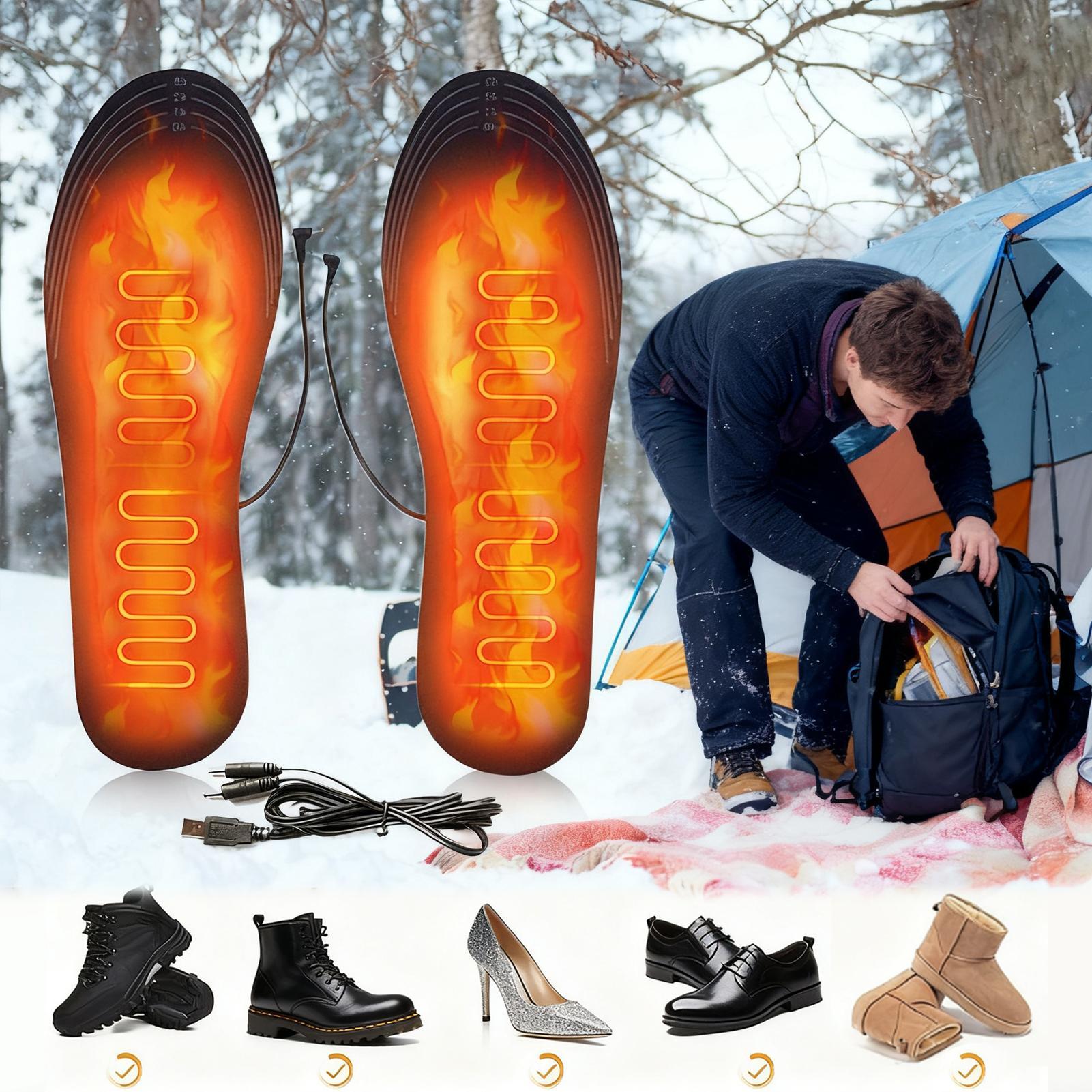 USB Heating Insoles Cuttable F - Cycling Shoe Insoles ulasan dan harga