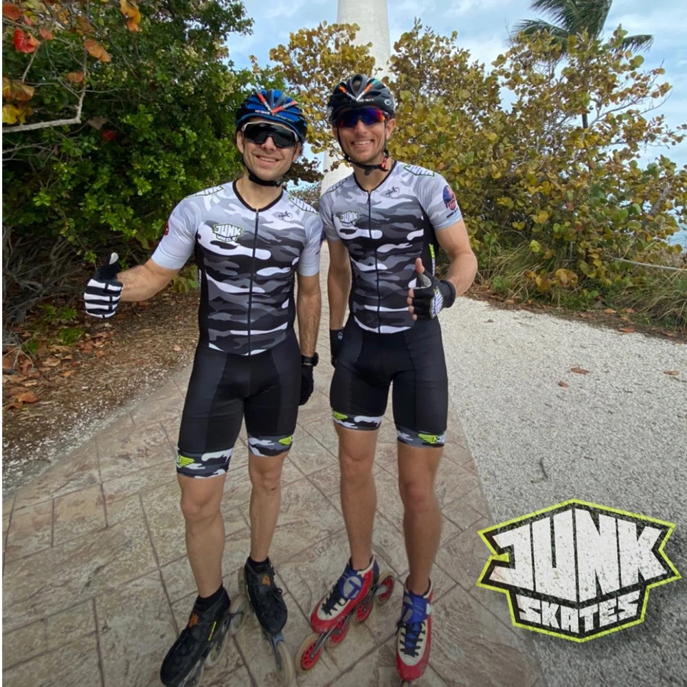 Junk Skates Triathlon Skinsuit - Triathlon Cycling Kit ulasan dan harga