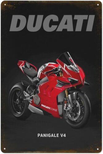 Panigale V4 Bike Metal Tin Sig - Vintage Cycling Gear ulasan dan harga