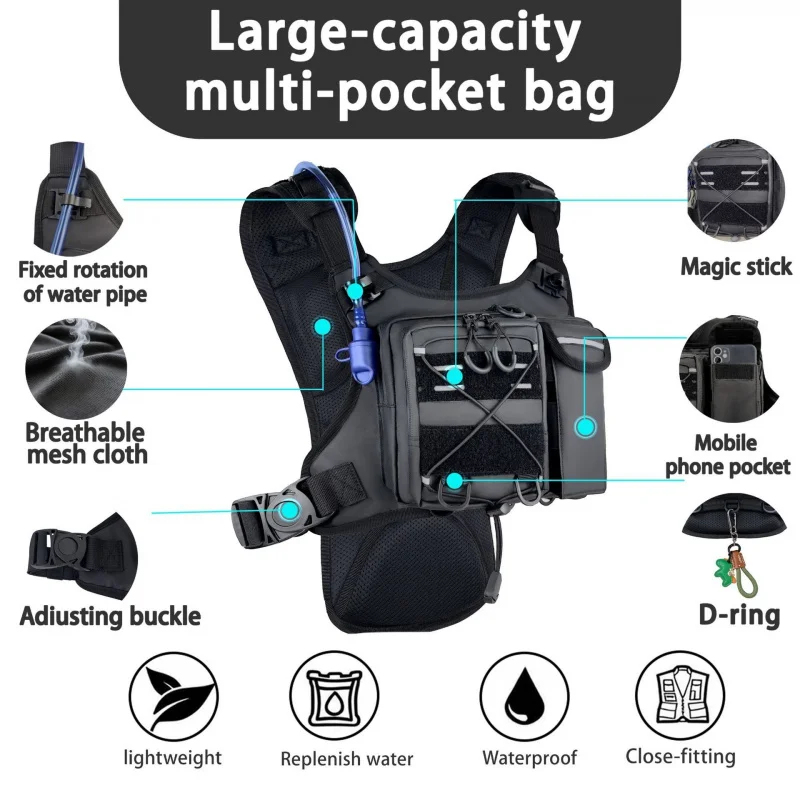 ​High-Quality Tactical Vest Ch - Cycling High Gear ulasan dan harga