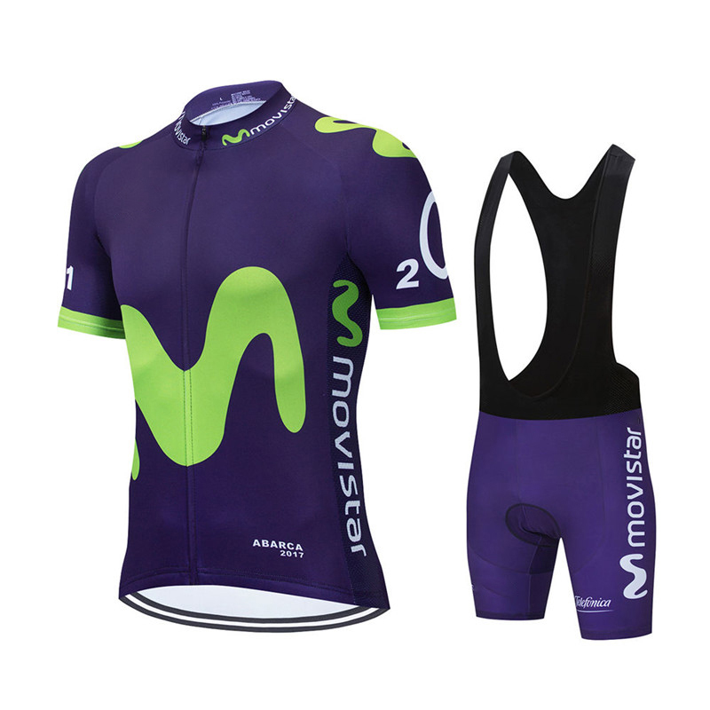 New Summer Movistar Team Cycli - Cycling Gear Leaderboard ulasan dan harga