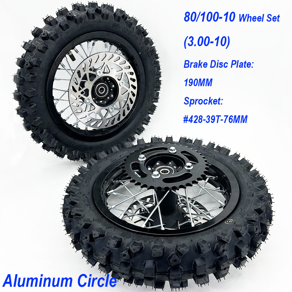 80/100-10 Front And Rear Wheel - Road Bike Tire ulasan dan harga