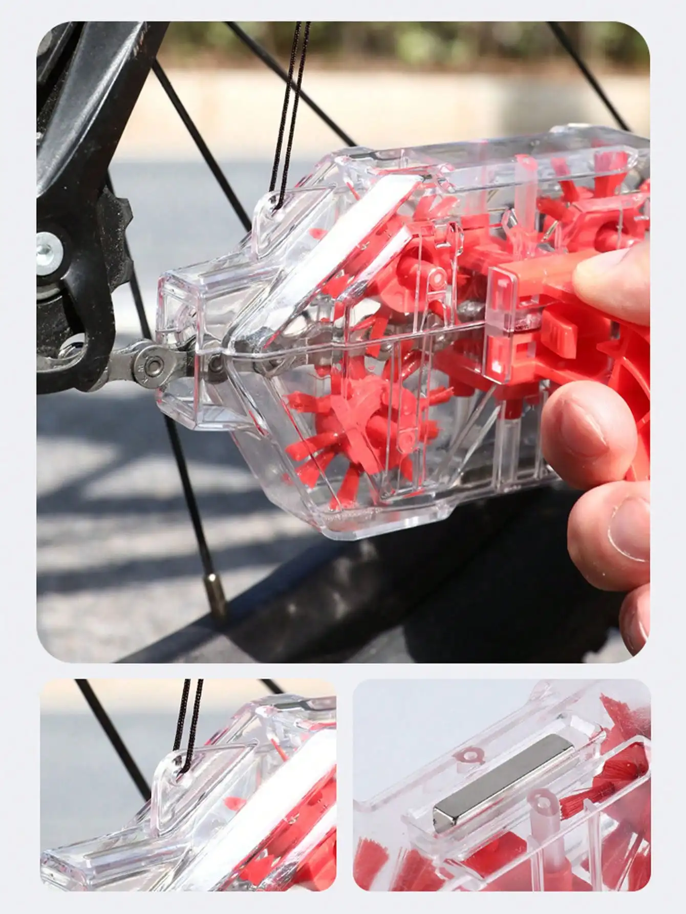 1pc Bicycle Chain Cleaner Moun - Bicycle Chain Lubricant ulasan dan harga