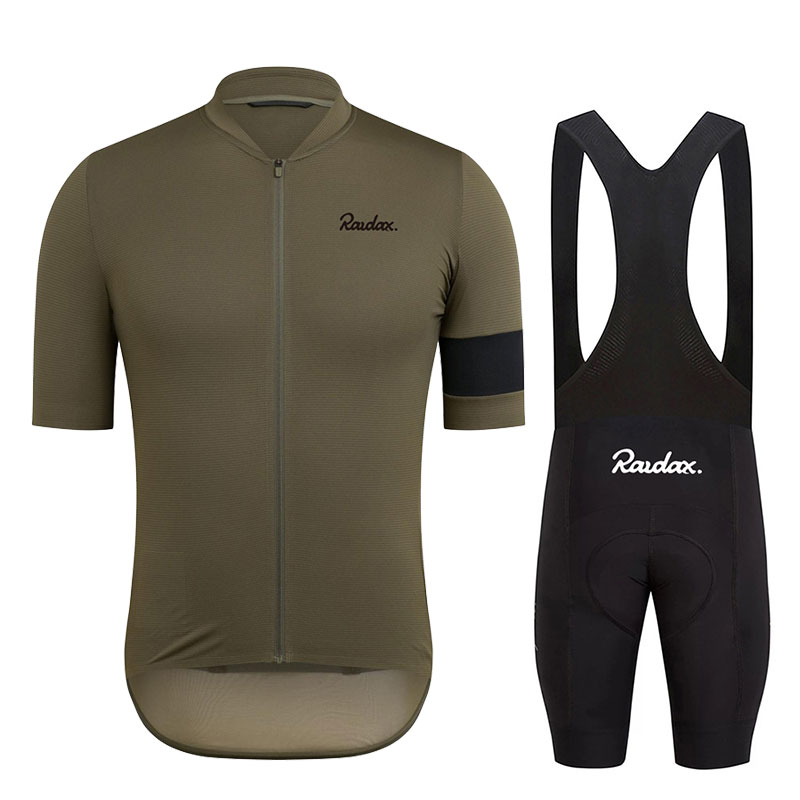 Raudax Men Short Sleeve cyclin - Triathlon Cycling Kit ulasan dan harga