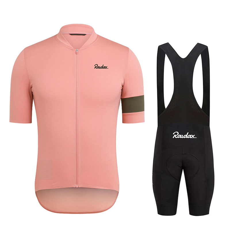 Raudax Men Short Sleeve cyclin - Triathlon Cycling Kit ulasan dan harga