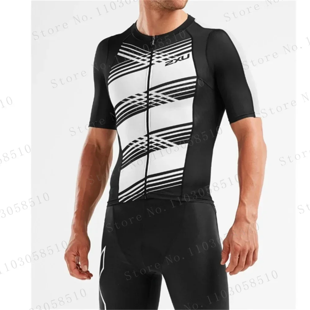 zxuful Black White Triathlon S - Triathlon Cycling Kit ulasan dan harga