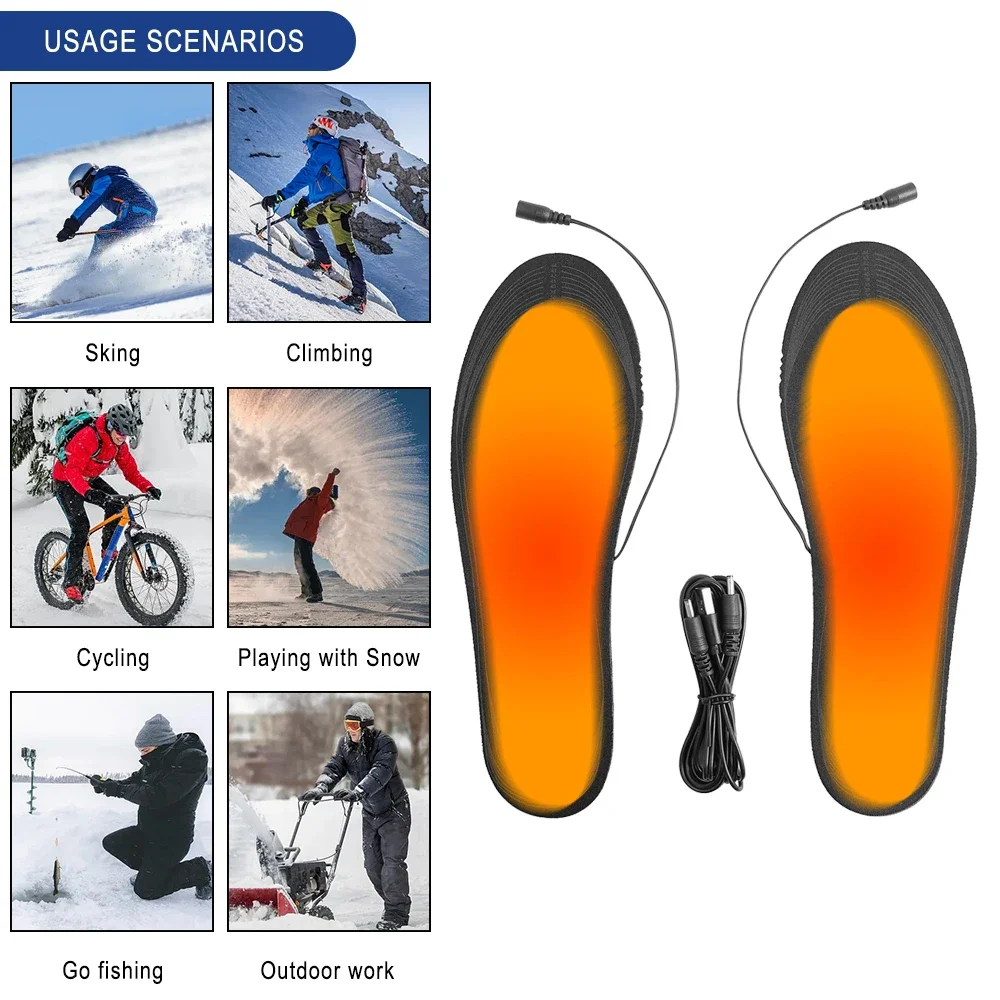 Warming Insoles Shoe USB Heate - Cycling Shoe Insoles ulasan dan harga