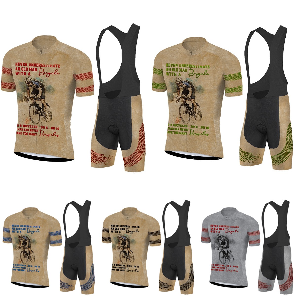 New Cycling Jersey Set Men Sho - Triathlon Cycling Kit ulasan dan harga