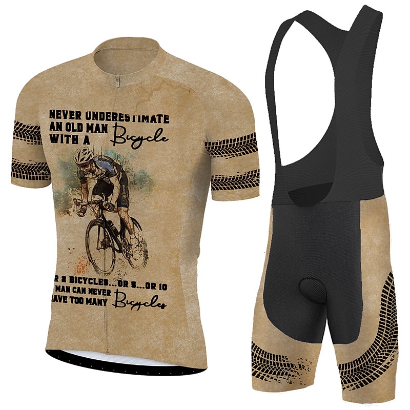 New Cycling Jersey Set Men Sho - Triathlon Cycling Kit ulasan dan harga