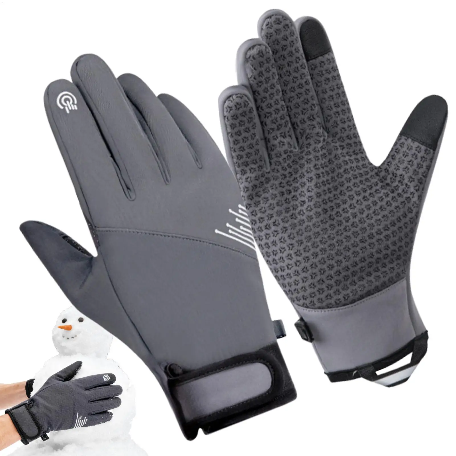 Winter Gloves Windproof Touchs - Cycling Gear Cold Weather ulasan dan harga